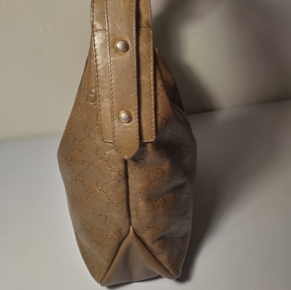 Gucci sima handbag leather green in pristine condition - Picture 4 of 4